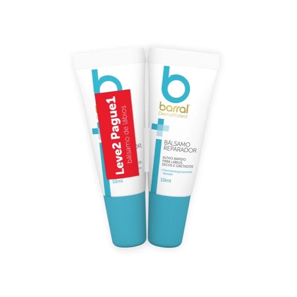 BARRAL DERMAPROTECT PROMO DUO BÁLS REPARADOR LÁBIOS 2X10ML + OFERTA 2ª EMBALAGEM 6358374.webp