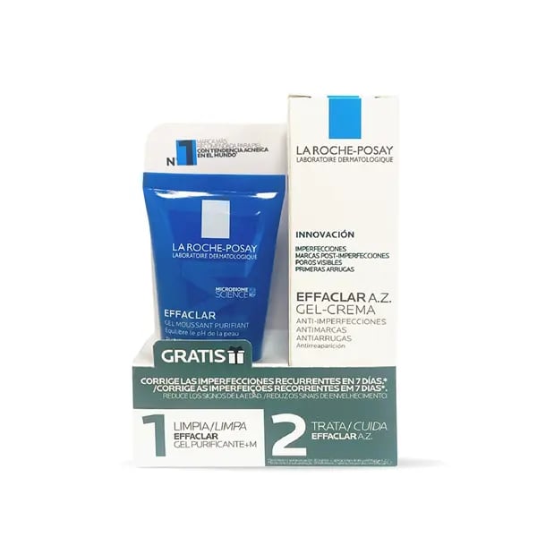 EFFACLAR A.Z. GEL CREME 40ML + OFERTA GEL MOUSSE EFFACLAR +M 50ML