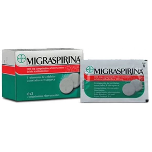 Migraspirina 500 mg 12 Comp Eferv