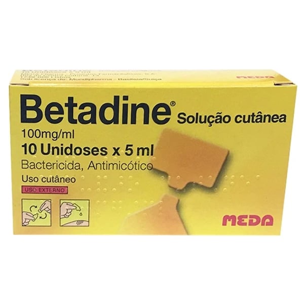 Betadine 100 mg/ml 10 X 5 ml Sol Cut