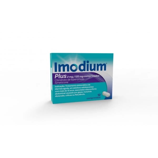 Imodium Plus 2 mg + 125 mg 12 Comp