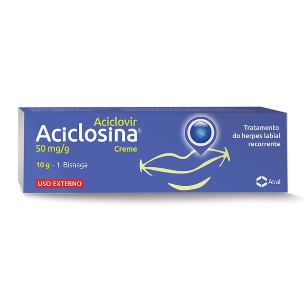ACICLOSINA 50 MG/G CR BISNAGA - 1  - 10 G
