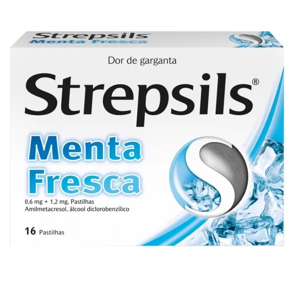 Strepsils Menta Fresca 0,6 mg + 1,2 mg 16 Pst