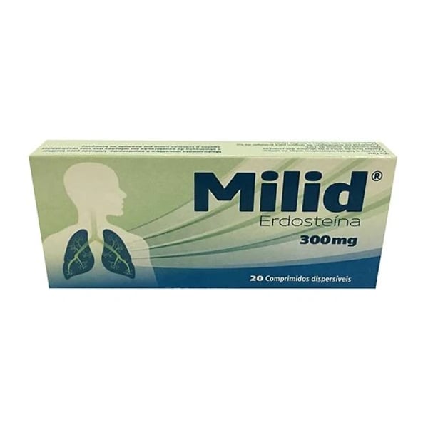 MILID 300 MG COMP DISPERSÍVEL  - 20