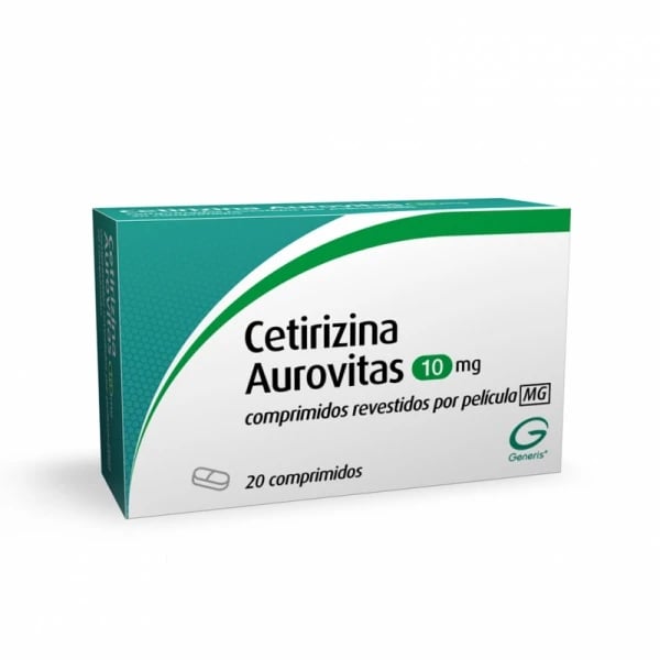 CETIRIZINA  AUROBINDO 10 MG COMP REV    - 20