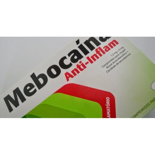 MEBOCAÍNA ANTI-INFLAM 1.2 + 3 MG COMP  CHUPAR 30