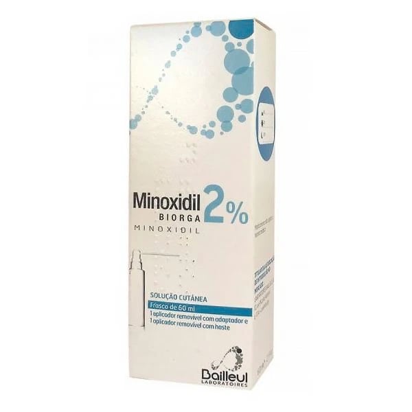 MINOXIDIL BIORGA 20 MG/ML SOL CUTÂNEA FRASCO 60 ML