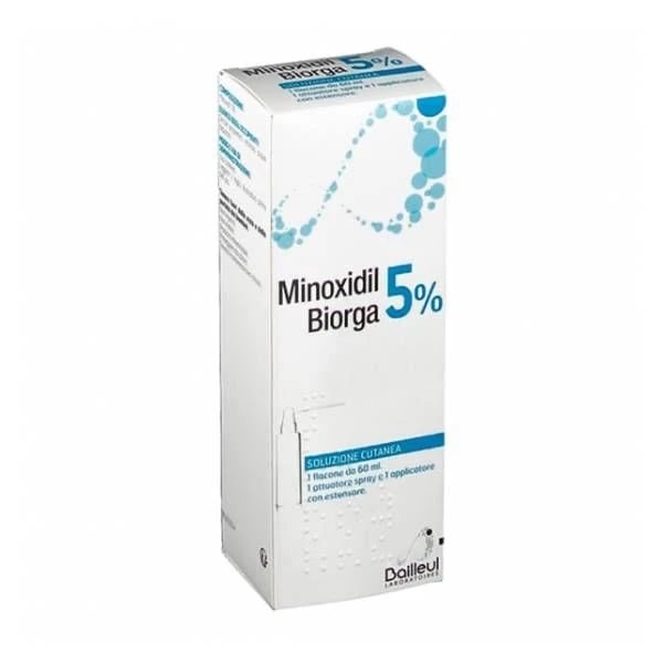 MINOXIDIL BIORGA 50 MG/ML SOL CUTÂNEA - 1  - 60 ML