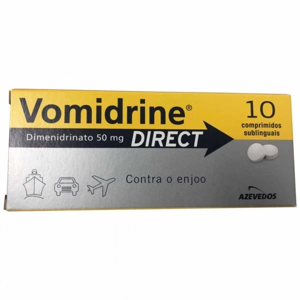 VOMIDRINE DIRECT 50 MG COMP SL  - 10