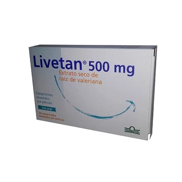 Livetan 500 mg 20 Comp Rev Pel
