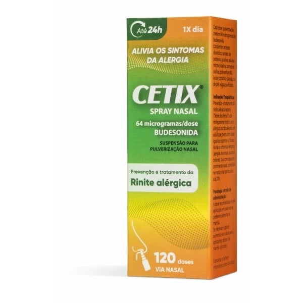 CETIX 64 µG/DOSE SUSP  PULVERIZAÇÃO NASAL FRASCO - 1  - 120 DOSE(S)