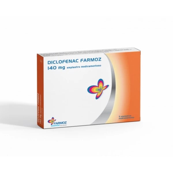 DICLOFENAC FARMOZ 140 MG EMPLASTRO MEDICAMENTOSO SAQ - 5