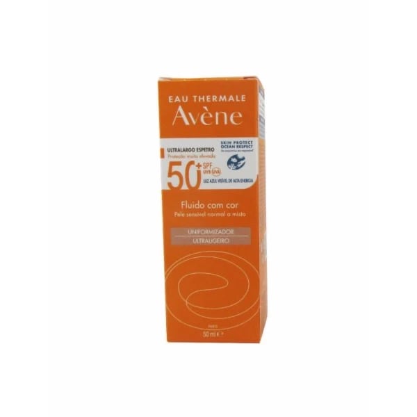 AVENE SOLAR SPF50+ FL COR 50ML