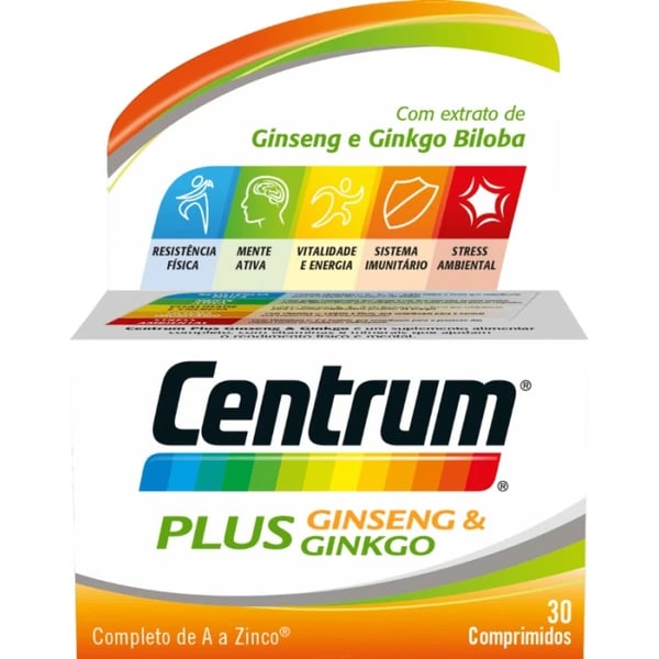 CENTRUM PLUS GINSENG GINKGO COMPX30