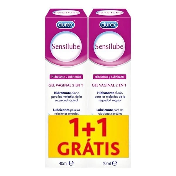 DUREX SENSILUBE FL LUBRIF VAG40ML+OF 40ML
