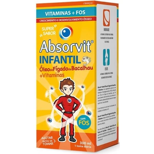 ABSORVIT INF OL FIG BACALH+VIT EMUL 300ML