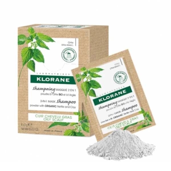 KLORANE CAPILAR CH PO MASC ORT/ARG 8X3G