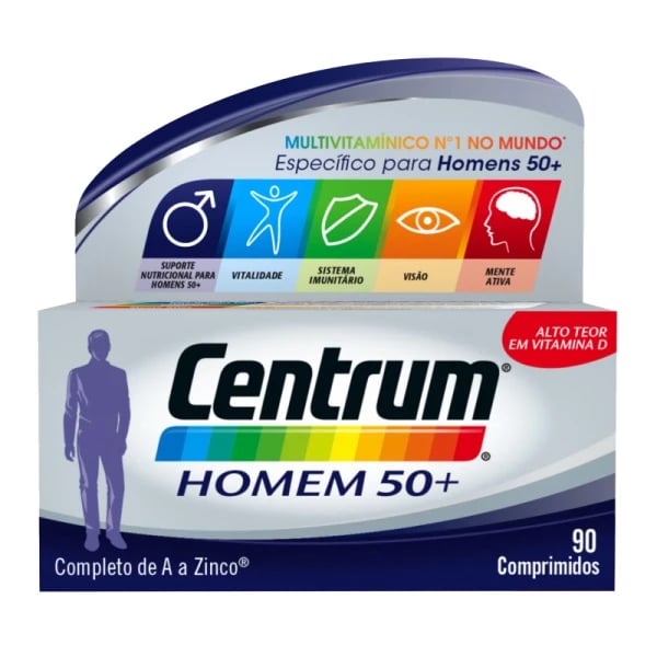 CENTRUM HOMEM 50+ COMP X90