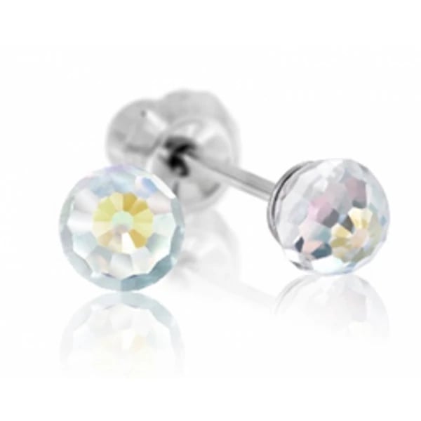 BRINCO FURACAO BOLA CRISTAL 4MM 930C