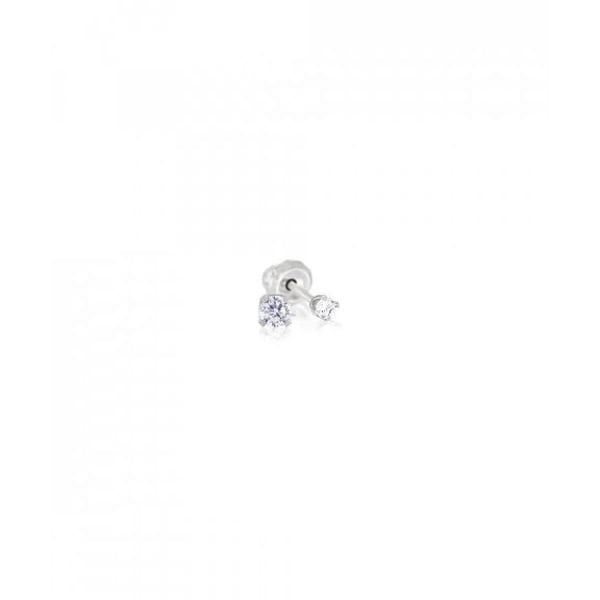 BRINCO SENS ZIRC 2MM CRISTAL PRATEADO INS53