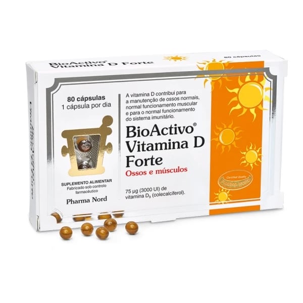 BIOACTIVO VITAMINA D FORTE CAPS X80