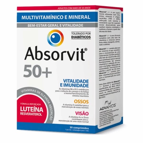 ABSORVIT SMART50+ CAPS X30 30UNIDADE(S)