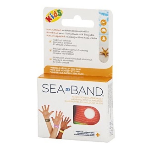 SEA BAND CRIANCA PULSEIRA NAUSEA LARAN X 2