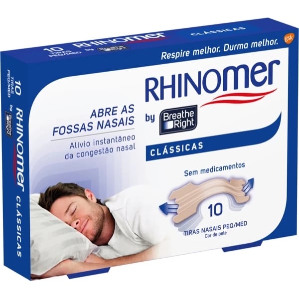 Breathe Right Penso Nasal Peq/Medio x 10