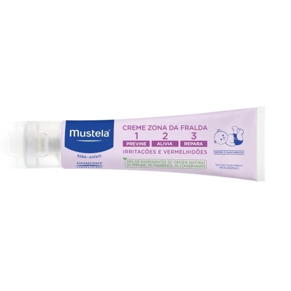 MUSTELA BEBE CR FRALDA 1,2,3 50ML