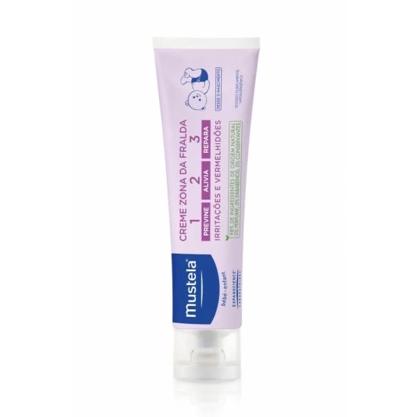 MUSTELA BEBE CR FRALDA 1,2,3 100ML