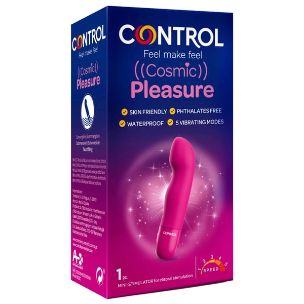CONTROL COSMIC PLEASURE MINI ESTIMULADOR FEMININO