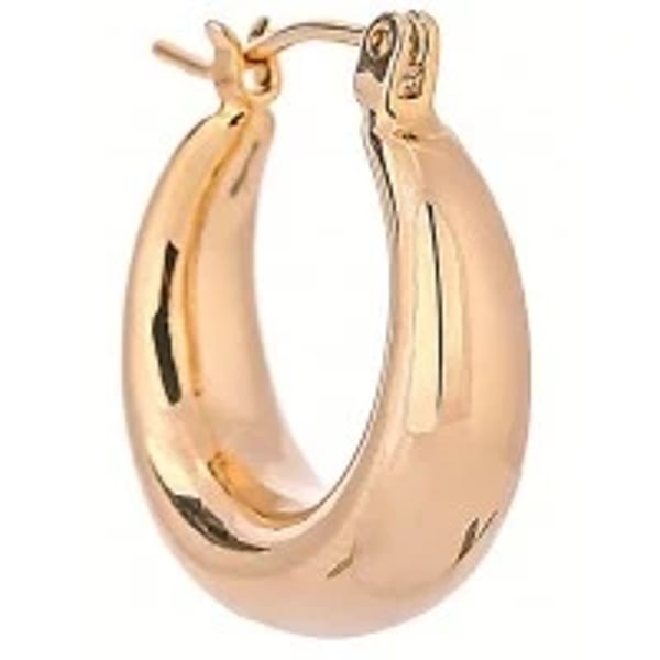 BRINCO BIOJOUX HOOP MARILU GOLDEN 15MM BJT246