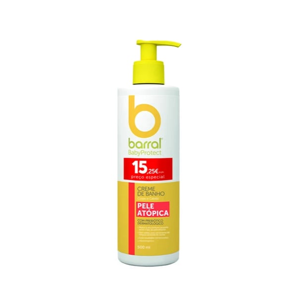 BARRAL BABYPROTECT PROMO CREME BANHO P ATÓPICA 500ML + PREÇO ESPEC
