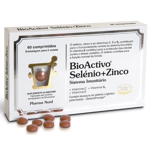 Bioactivo Selenio Zinco 60 cp