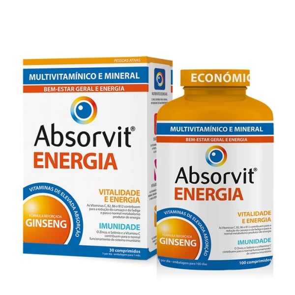 Absorvit Energia Comprimidos x 30