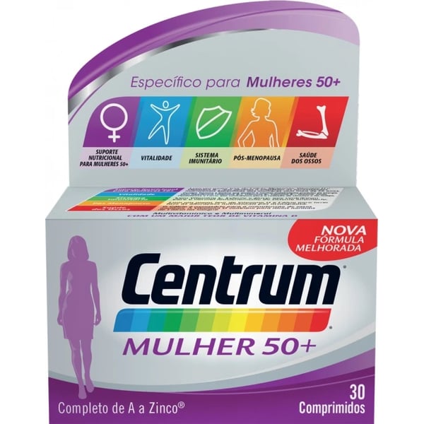 CENTRUM MULHER50+ COMP X 30