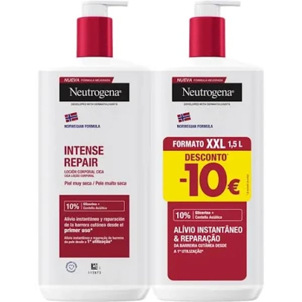 NEUTROGENA CORPO LOÇÃO REPAR INTEN x2 750ml -10€