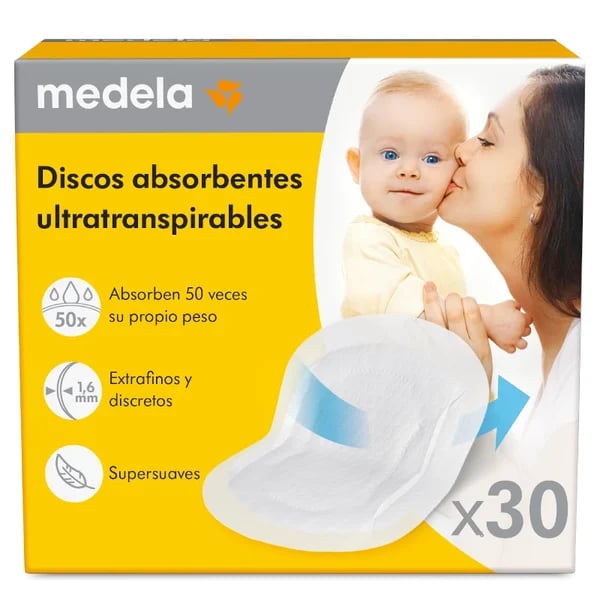 MEDELA DISCOS ABSORVENTES ULTRA RESPIRÁVEIS 30