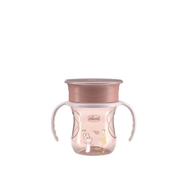 CHICCO VASO PARA COMIDA 360 12M ROSA