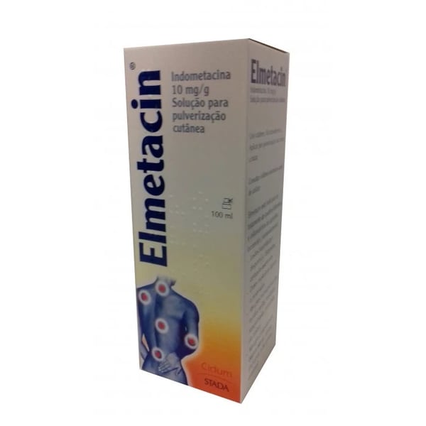 Elmetacin 10 mg/g 100 ml Sol Pulv Cut