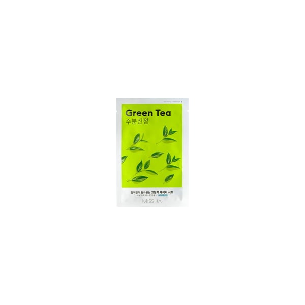 Missha - Airy Fit Sheet Mask - Green Tea - Moisturizing Sheet Mask - 19g