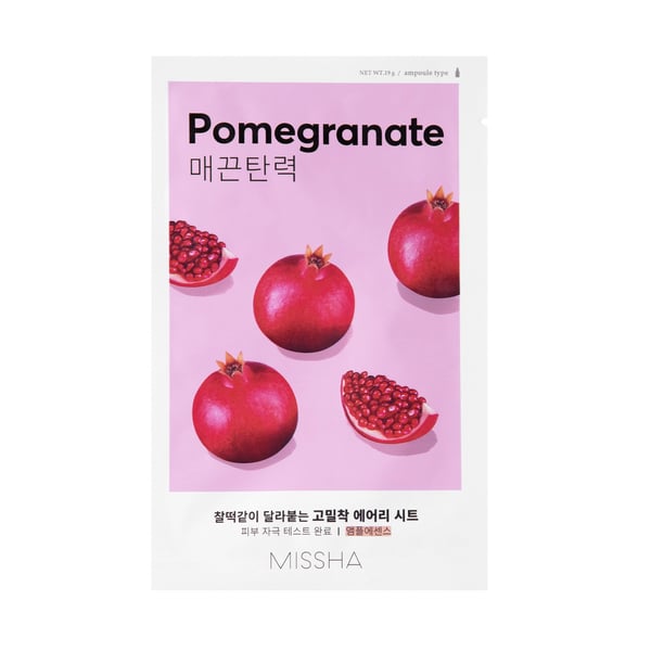 Missha - Airy Fit Sheet Mask - Pomegranate - Firming Sheet Mask - 19g