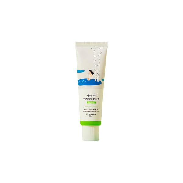 Round Lab - Moisture Mild-Up Sunscreen SPF50+ - Mild Moisturizing Sunscreen - 50ml