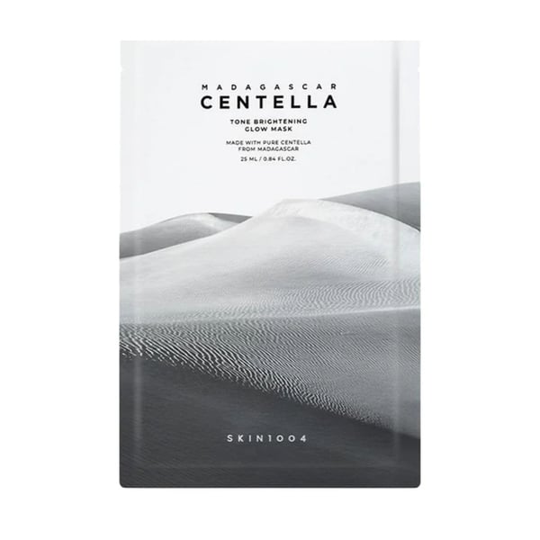 SKIN1004 - Madagascar Centella Tone Brightening Glow Mask - Brightening Sheet Mask - 25ml, Tone Brightening