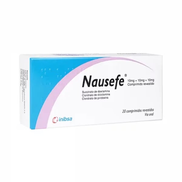 Nausefe 10 mg + 10 mg + 10 mg 20 Comp Rev