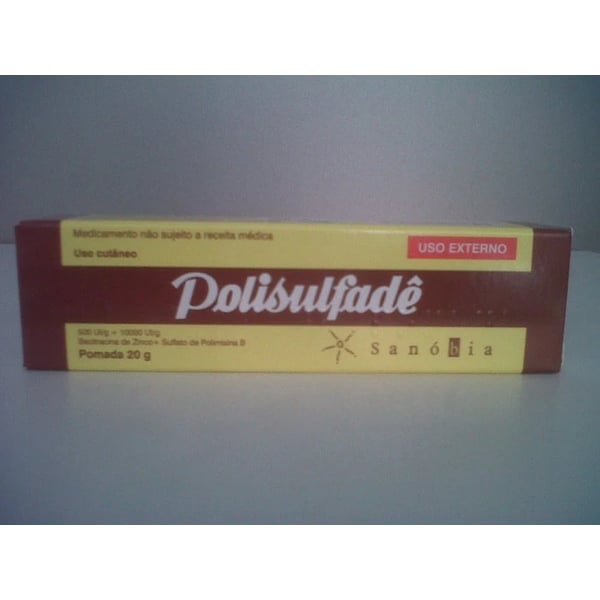 Polisulfade 500 U.I./g + 10000 U.I./g 20 g P