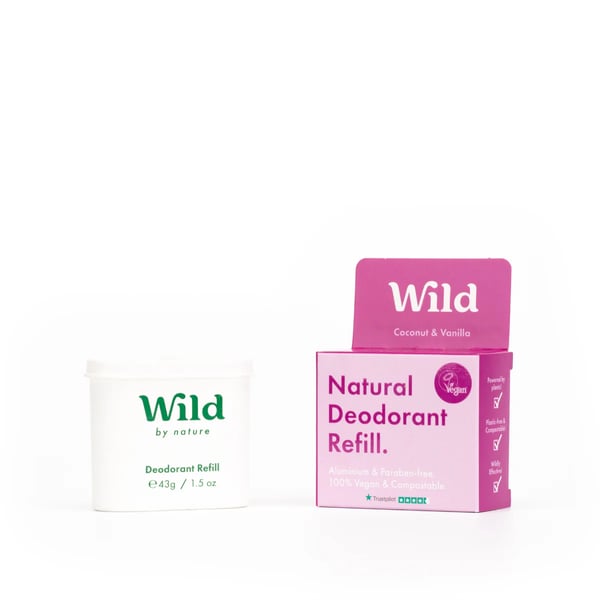 WILD Deo Recarga Coco e Baunilha 40g