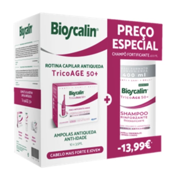 BIOSCALIN TRICO AGE 50+ 10 AMP + CH 400ML