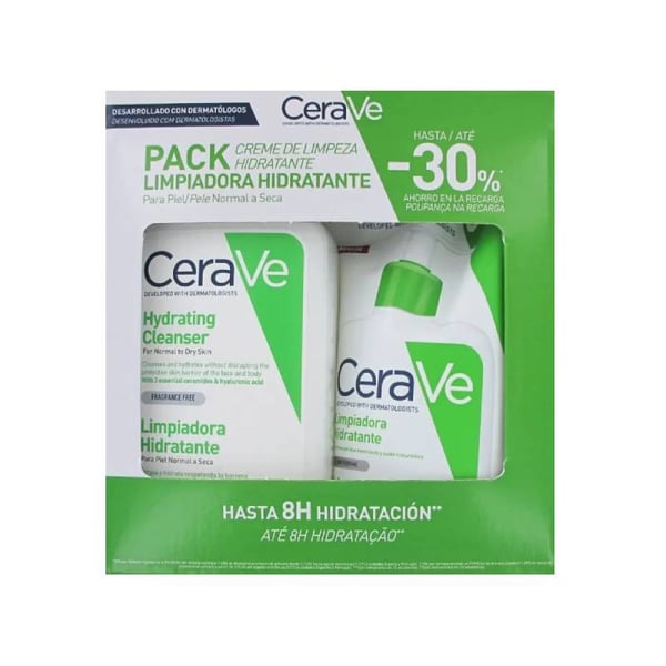 CERAVE PACK HYDRATING CLEANSER LIMP 473ML + RECARGA