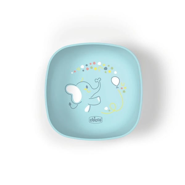CHICCO BOWL WITH LID 6M BLUE